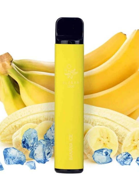 Elf Bar 1500 - Банановый лед (BANANA ICE)